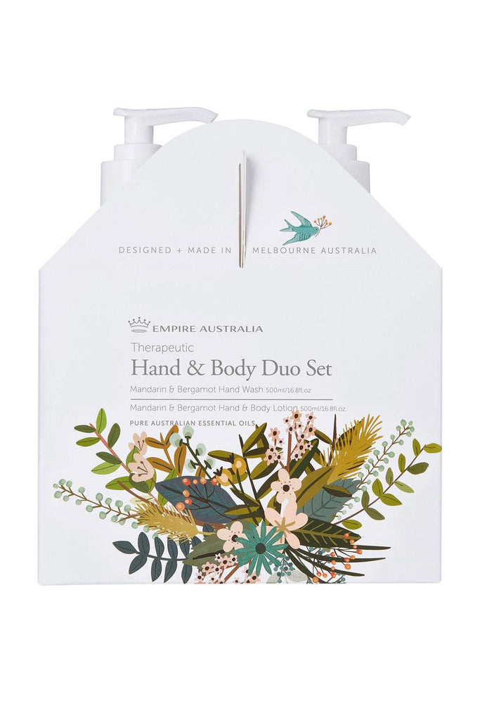 Mandarin & Bergamot Hand/Body Care Duo Set 500ml