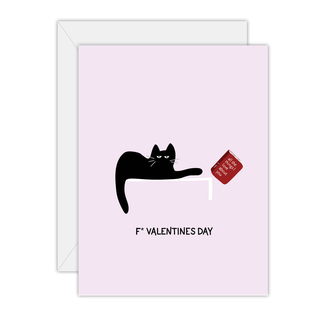 F Valentines Day – Greeting Card