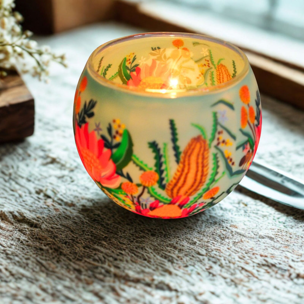 Glass Tealight Holder