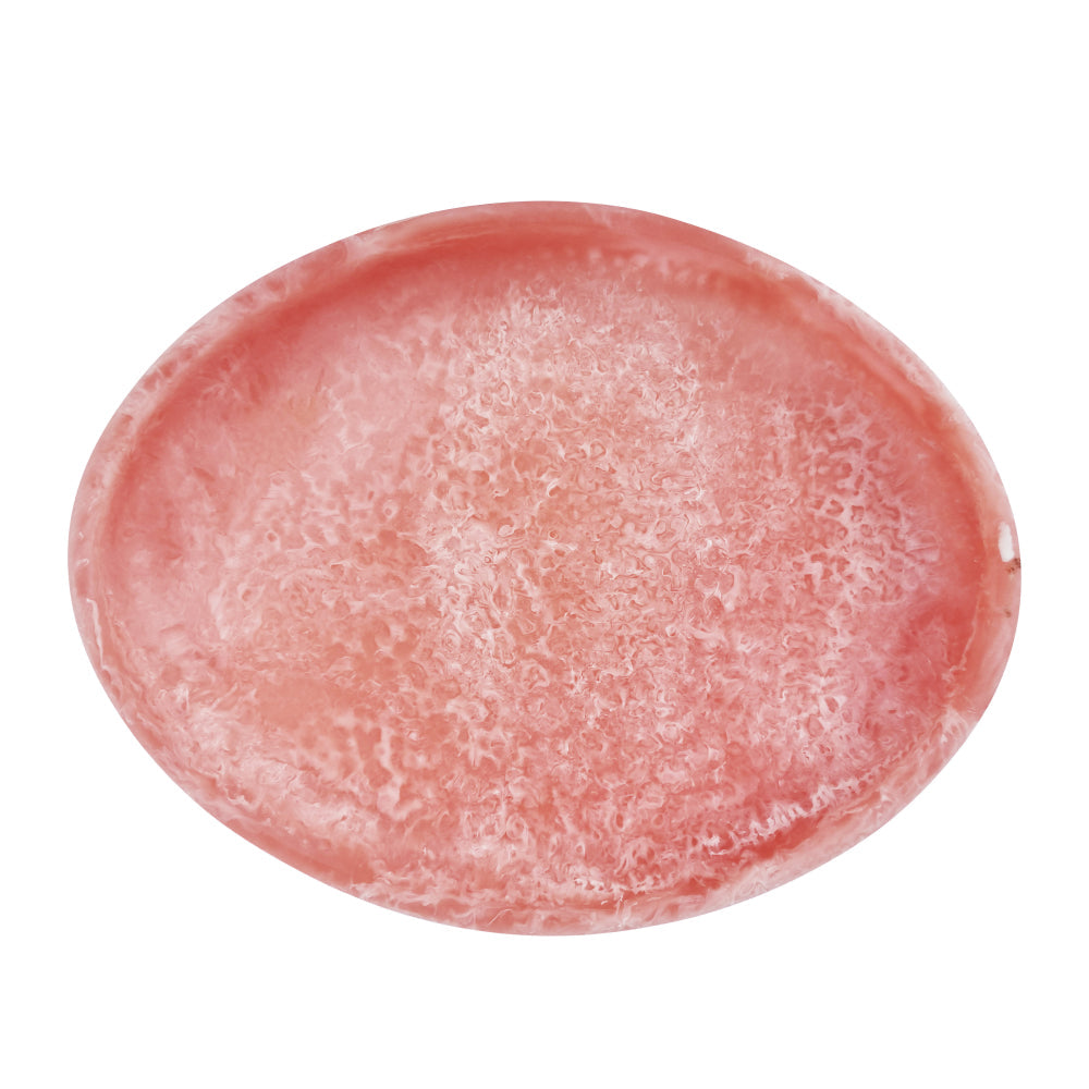Dariah Resin Oval Tray - Bubblegum