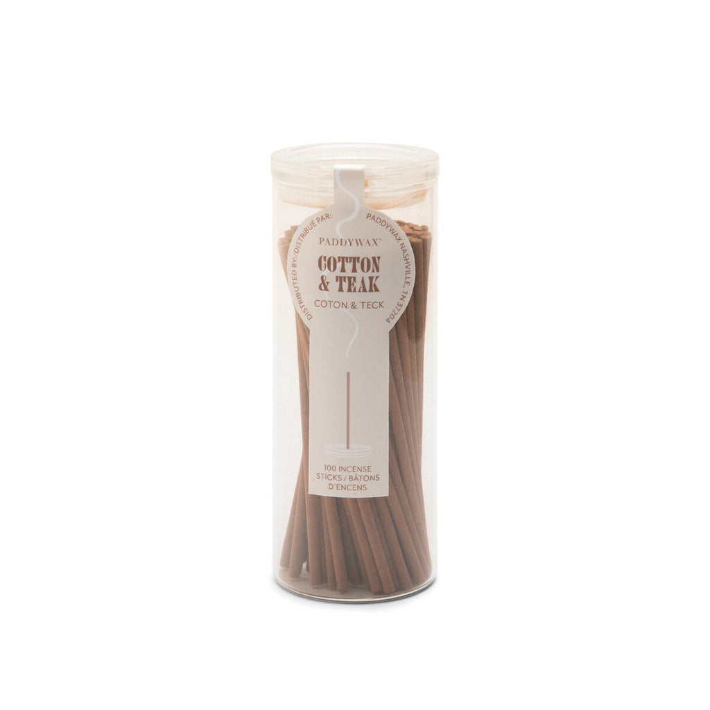 Cotton & Teak Incense Sticks (Pk/100)