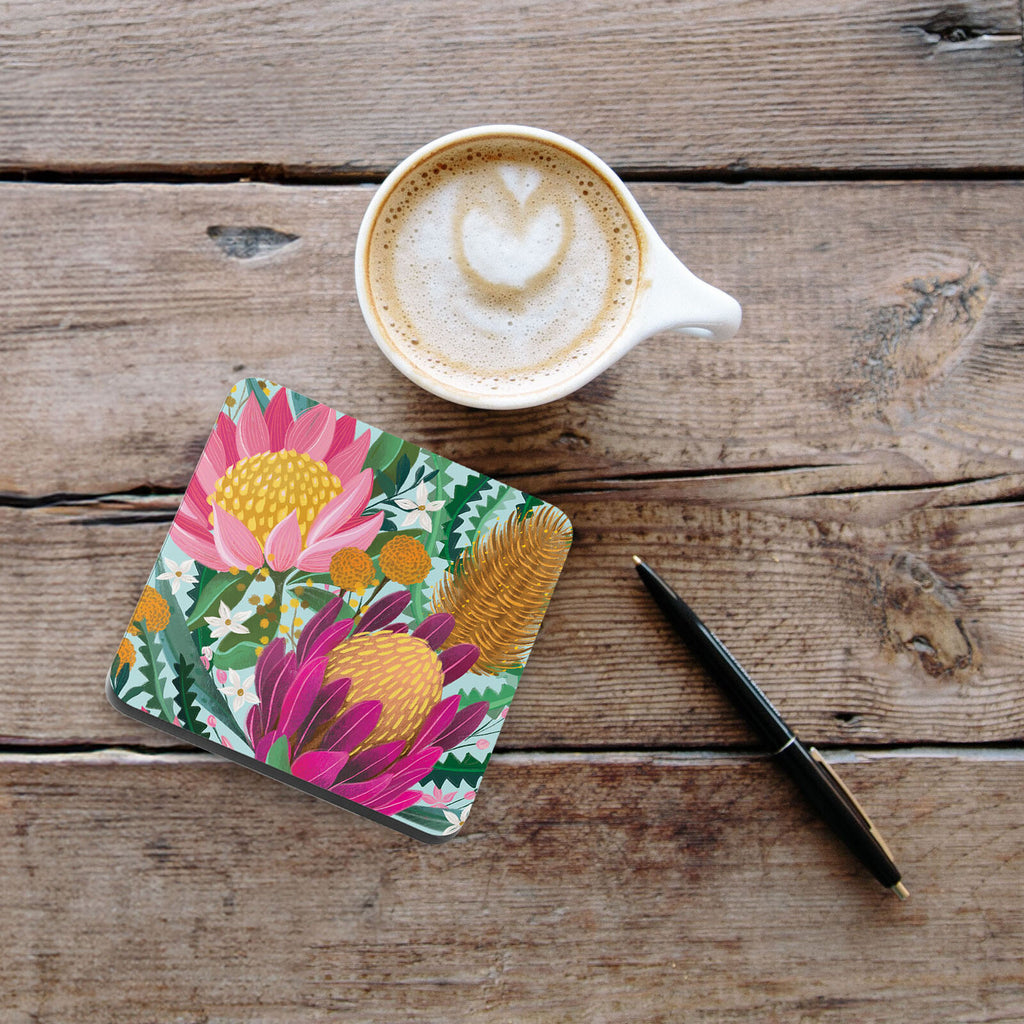 Botanical Bushland Coaster Set/4