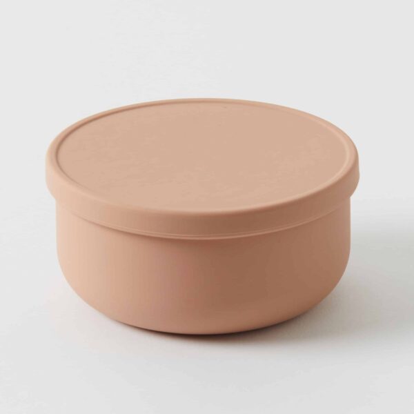 Henny Silicone Bowl with Lid – Terracotta