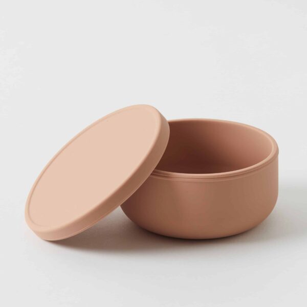 Henny Silicone Bowl with Lid – Terracotta