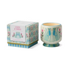 A Dopo 8oz/226g Leopard Ceramic Candle - Linen & Orris