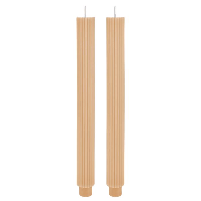 Amalfi Roma Dinner Candle 2pcs (Ast. Colours)