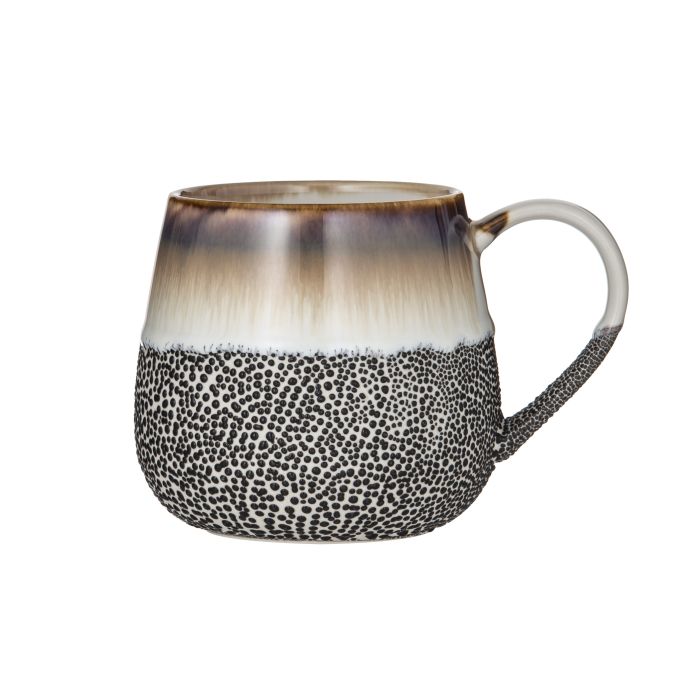 Leaf & Bean Roma Reactive Glaze Mug (Mocca)