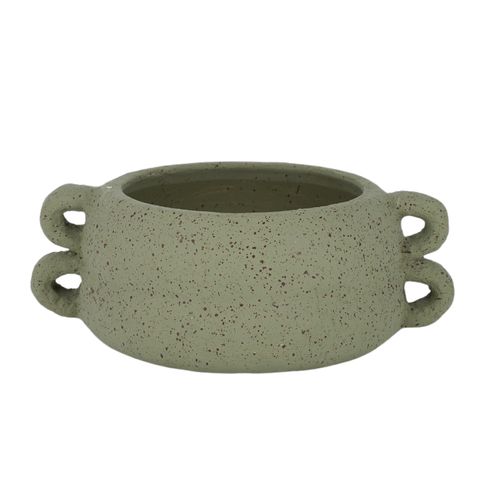 Loopa Cement Pot - Sage