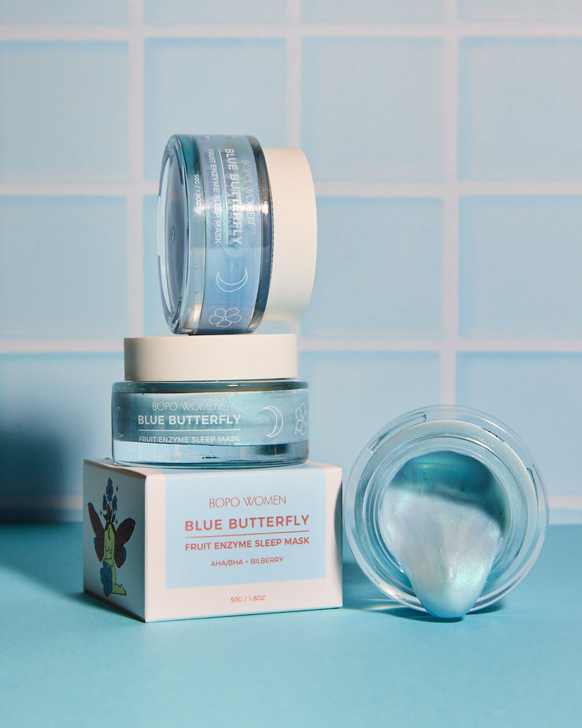 Blue Butterfly Enzyme Sleep Mask | 50g